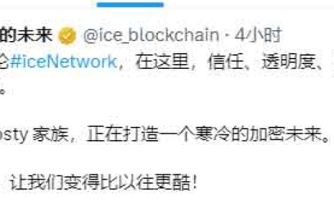 ICE冰币吸取了很多经验教训，必将成功